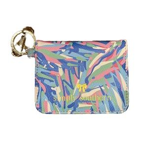 Simply Southern Tropical Wristlet/ID Holder With Snap NEW